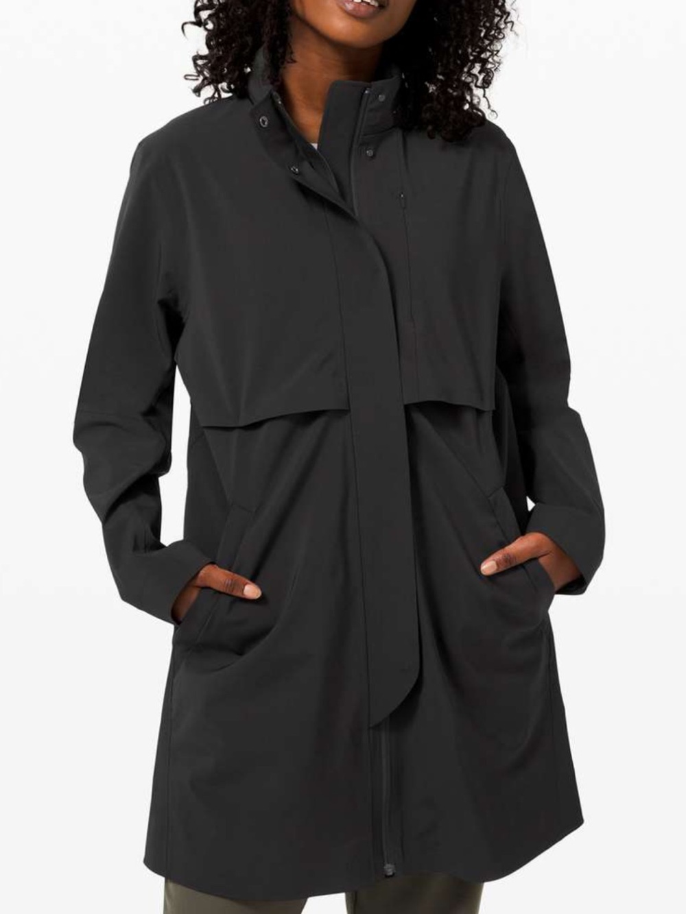NWOT Lululemon City Stroll Coat / Jacket Black - size 12
